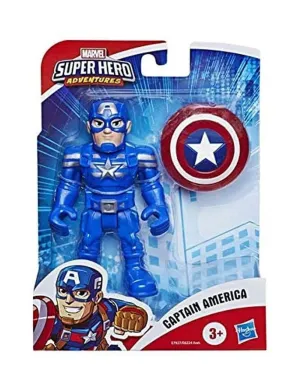 Marvel Super Hero Adventures Captain America 12.5cm Action Figure