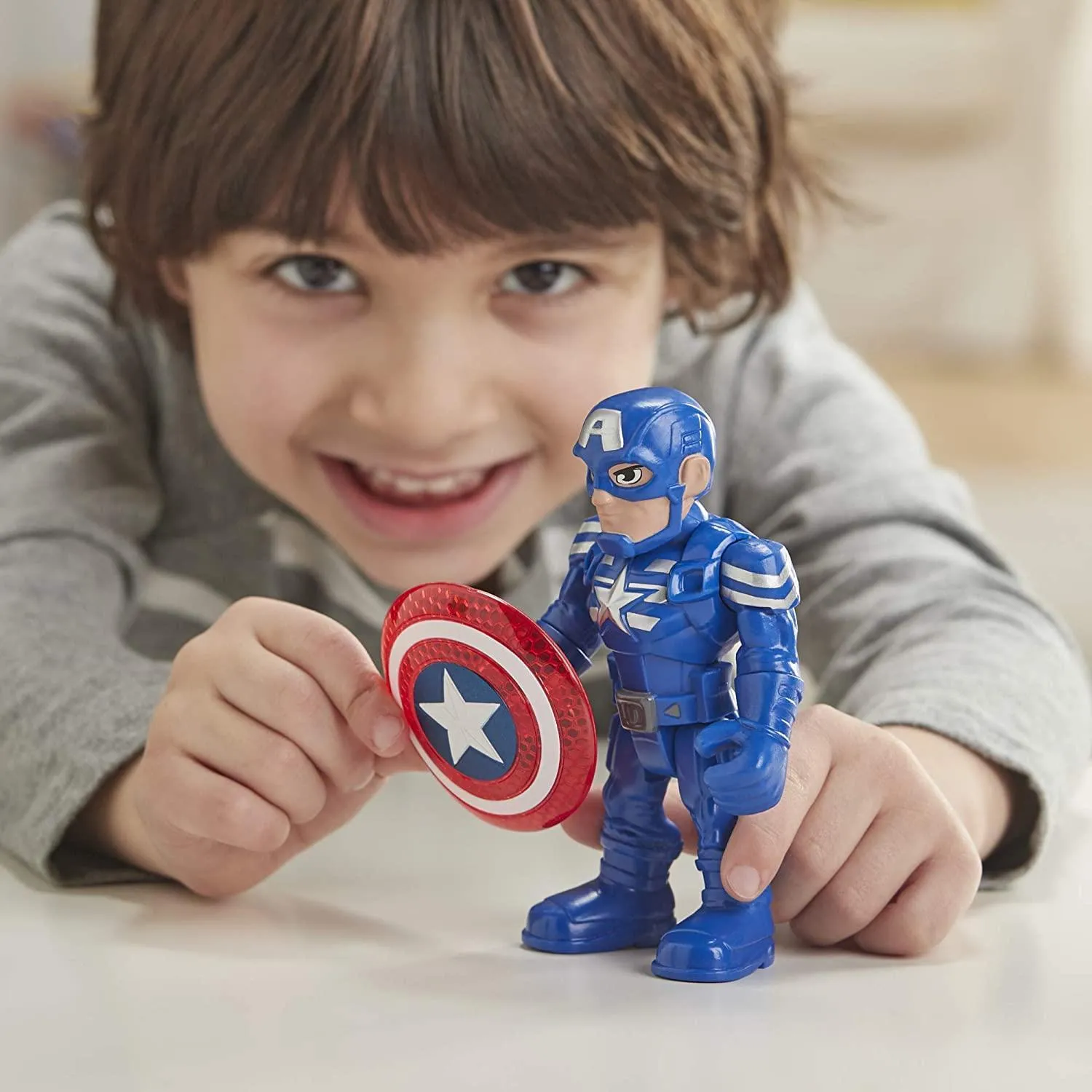 Marvel Super Hero Adventures Captain America 12.5cm Action Figure