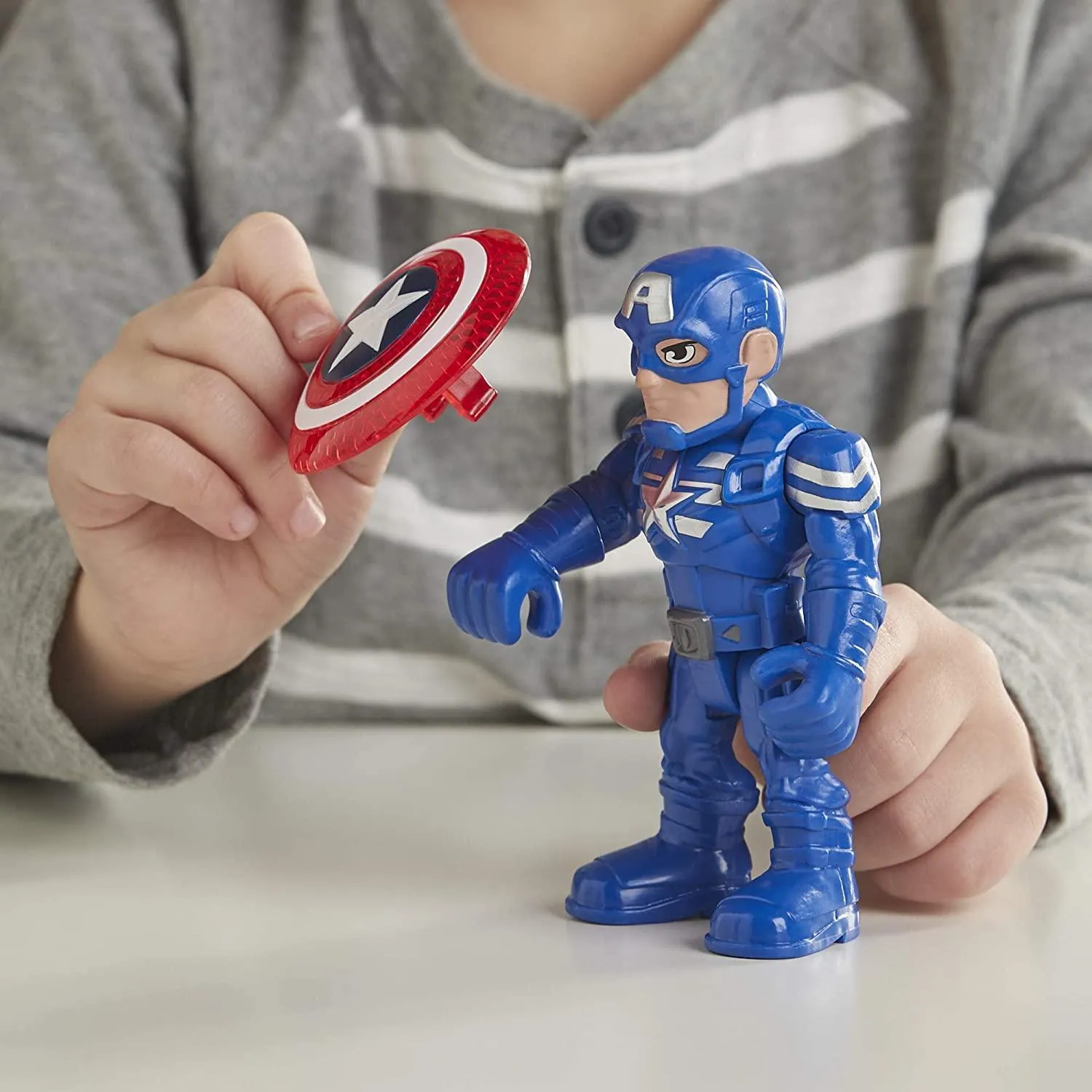Marvel Super Hero Adventures Captain America 12.5cm Action Figure