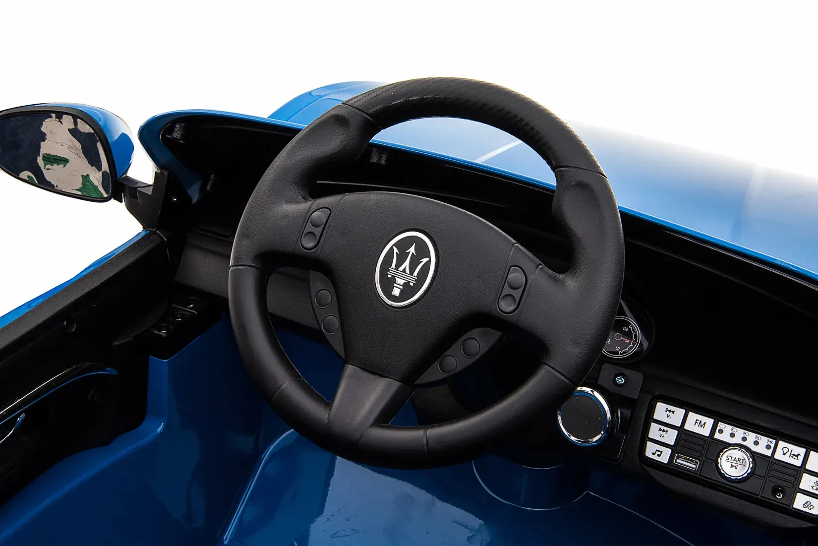 Maserati GranCabrio 12V Battery Ride-on Car with Remote Control - Blue