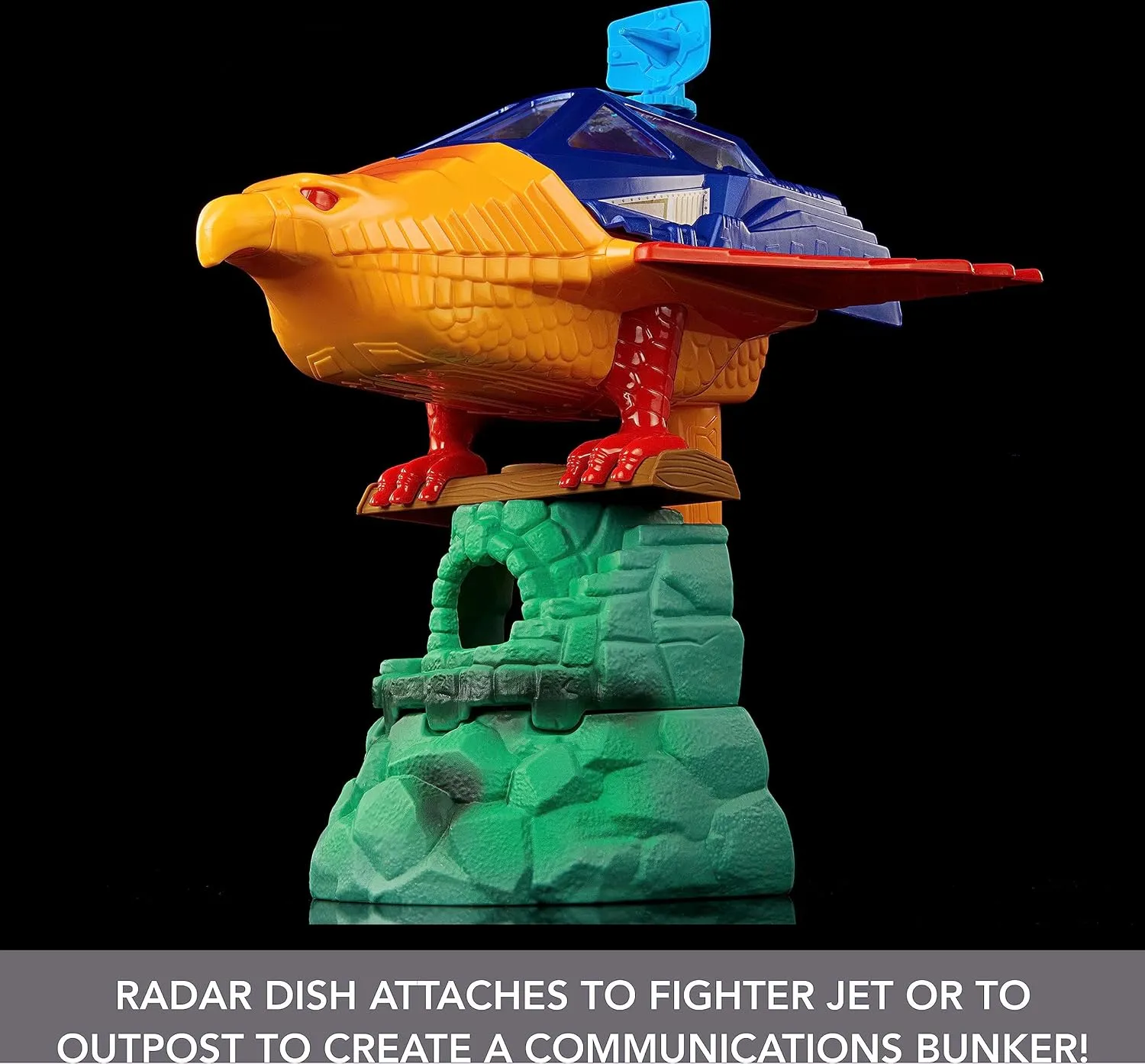 Masters of the Universe Origins Talon Fighter and Point Dread - 5.5-Inch Scale Vehicle and Outpost Playset for Ages 6 