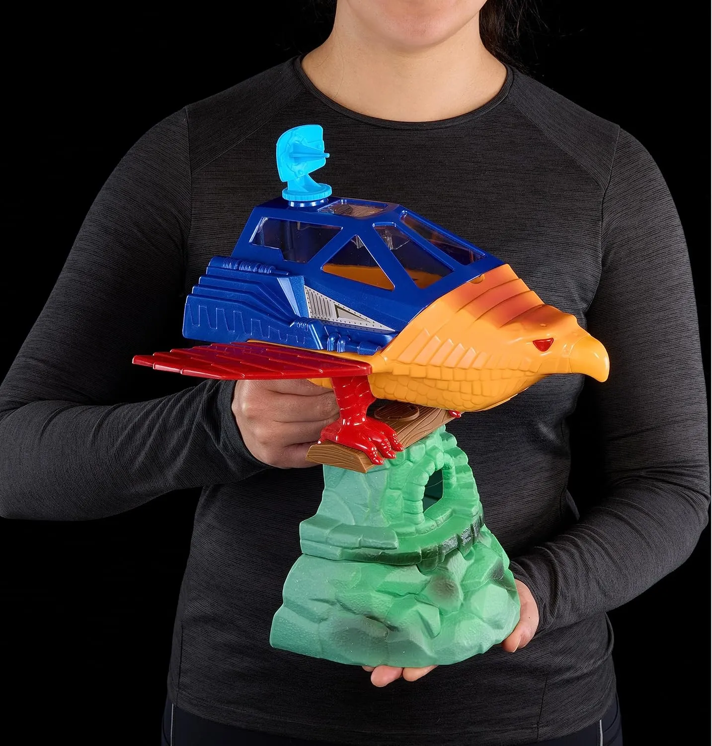Masters of the Universe Origins Talon Fighter and Point Dread - 5.5-Inch Scale Vehicle and Outpost Playset for Ages 6 