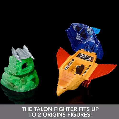 Masters of the Universe Origins Talon Fighter and Point Dread - 5.5-Inch Scale Vehicle and Outpost Playset for Ages 6 
