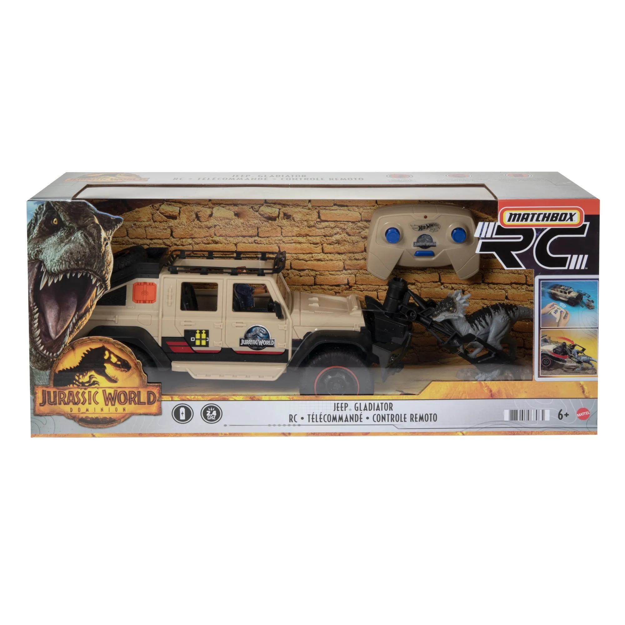Matchbox Jurassic World Dominion Remote Control Jeep Gladiator