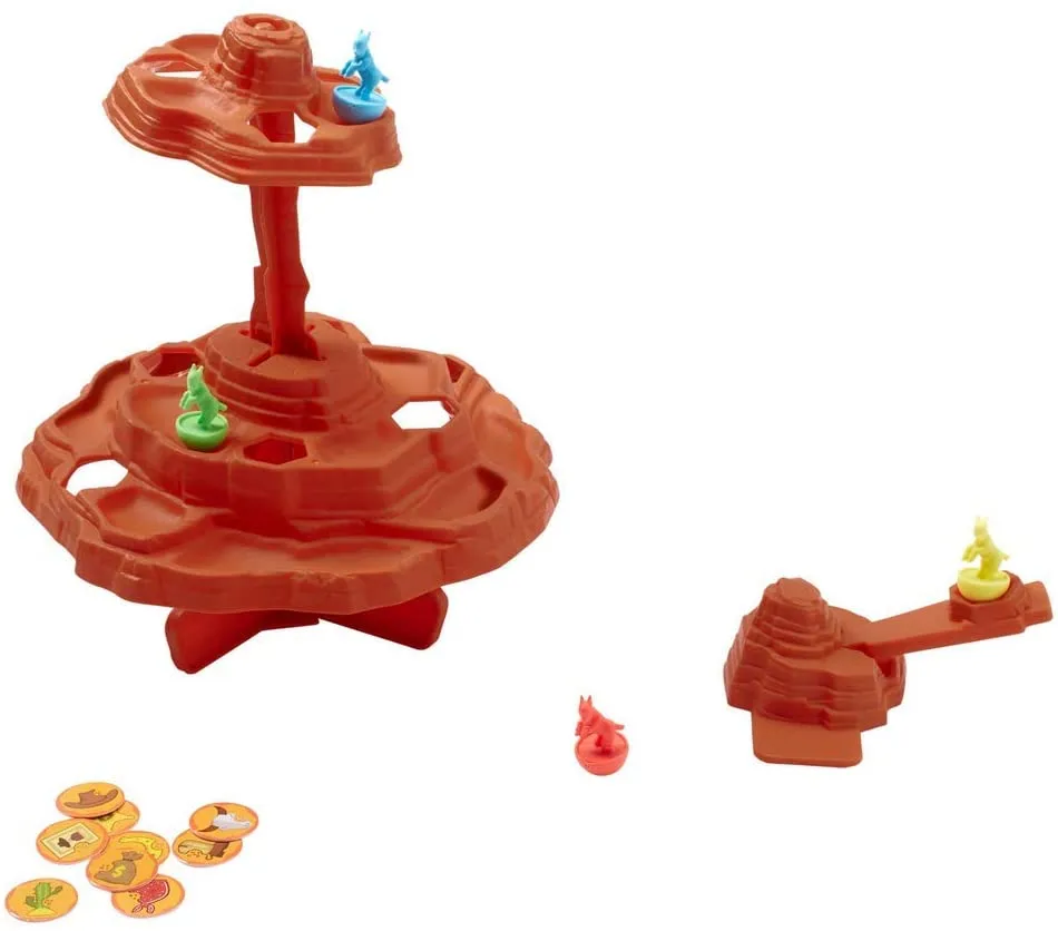 Mattel Games Goat Slingers Kids Game With Cliff Tower And Launcher For 5 Year Olds And Up GKF07
