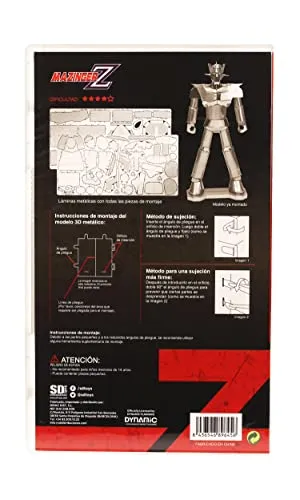 Mazinger Z 3D Metal Puzzle Kit - 72-Piece Building Set for Ages 14 