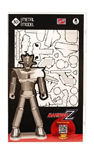 Mazinger Z 3D Metal Puzzle Kit - 72-Piece Building Set for Ages 14 