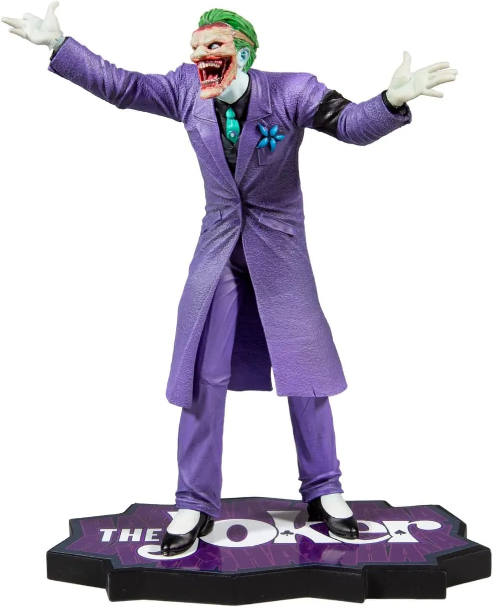 McFarlane The Joker Purple Craze Greg Capullo Resin Statue (30207)