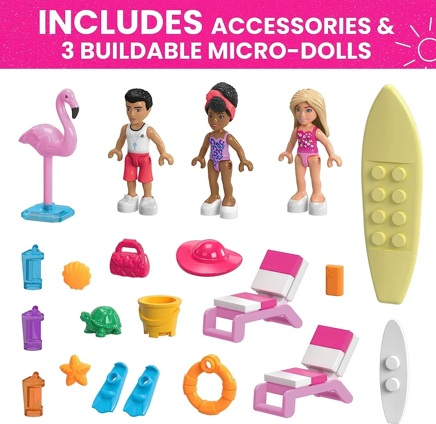 MEGA Barbie Dream Boat, building toy for boys and girls   6 years, includes 317 B0BBSVSHSM