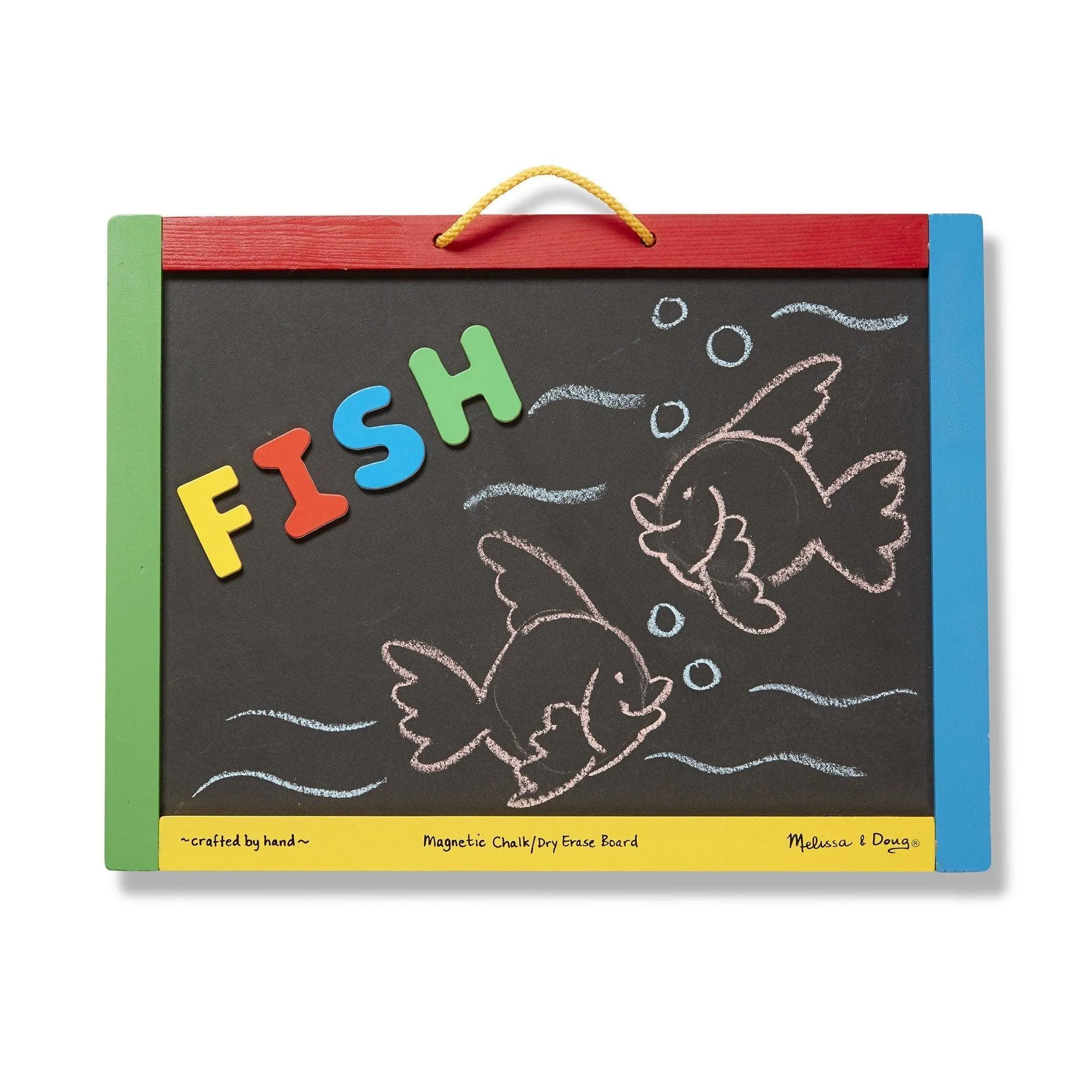 Melissa & Doug 10145 Magnetic Chalkboard and Dry-Erase Board