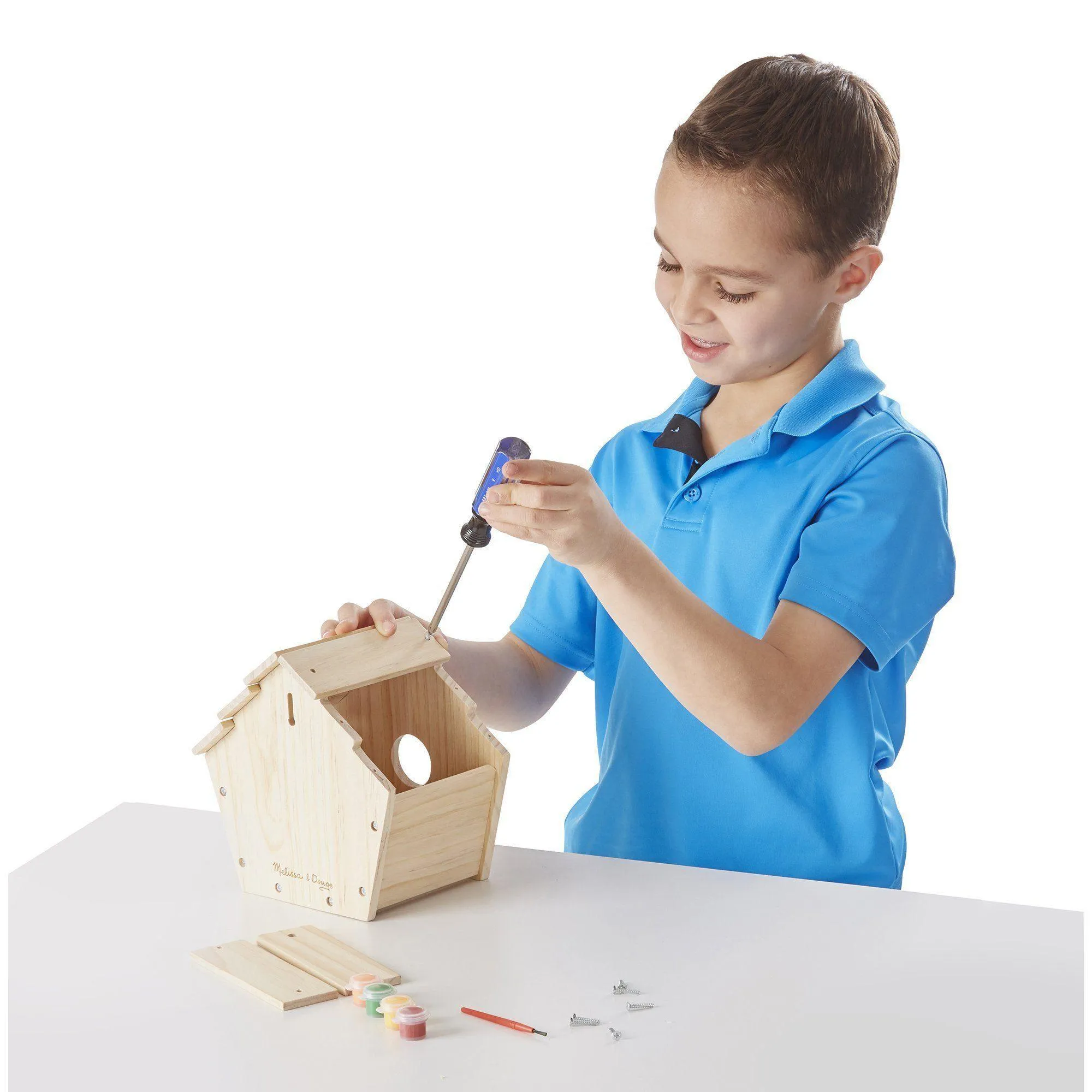 Melissa & Doug 13101 Created by Me! Birdhouse Wooden Craft Kit