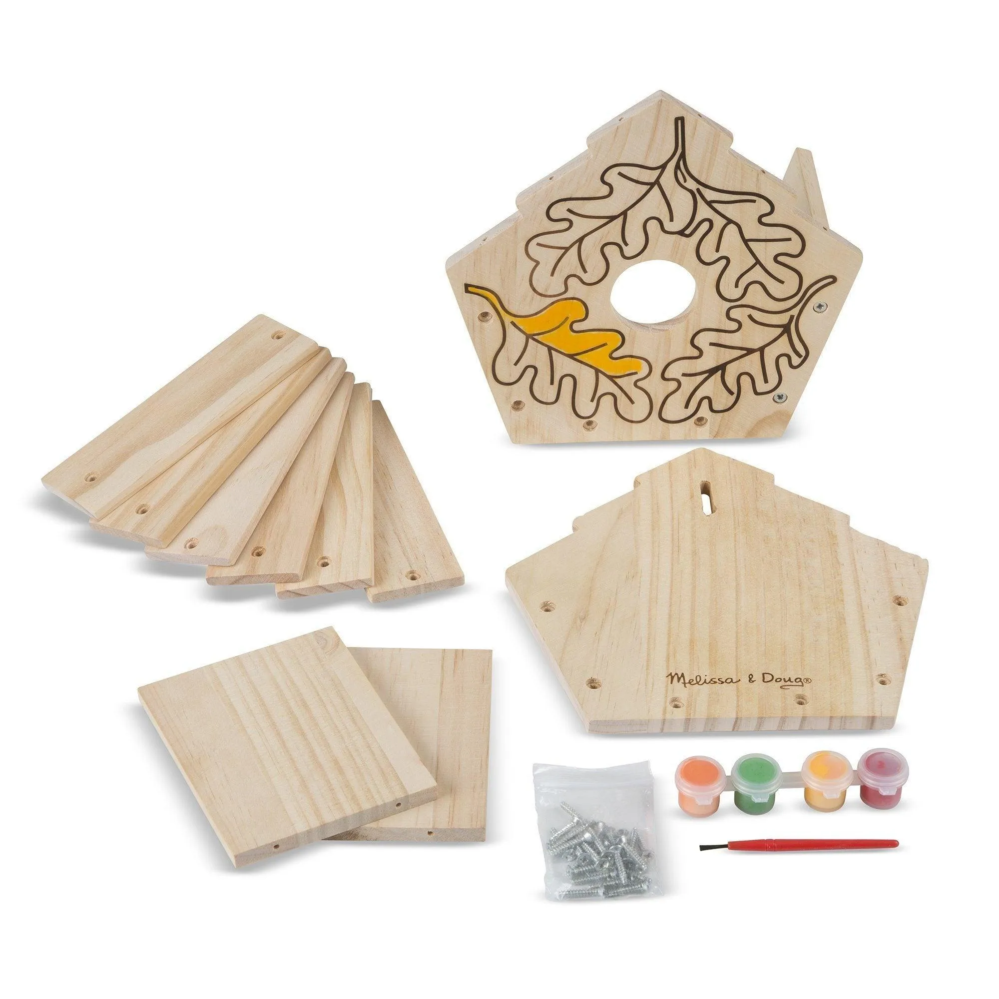 Melissa & Doug 13101 Created by Me! Birdhouse Wooden Craft Kit