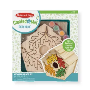 Melissa & Doug 13101 Created by Me! Birdhouse Wooden Craft Kit