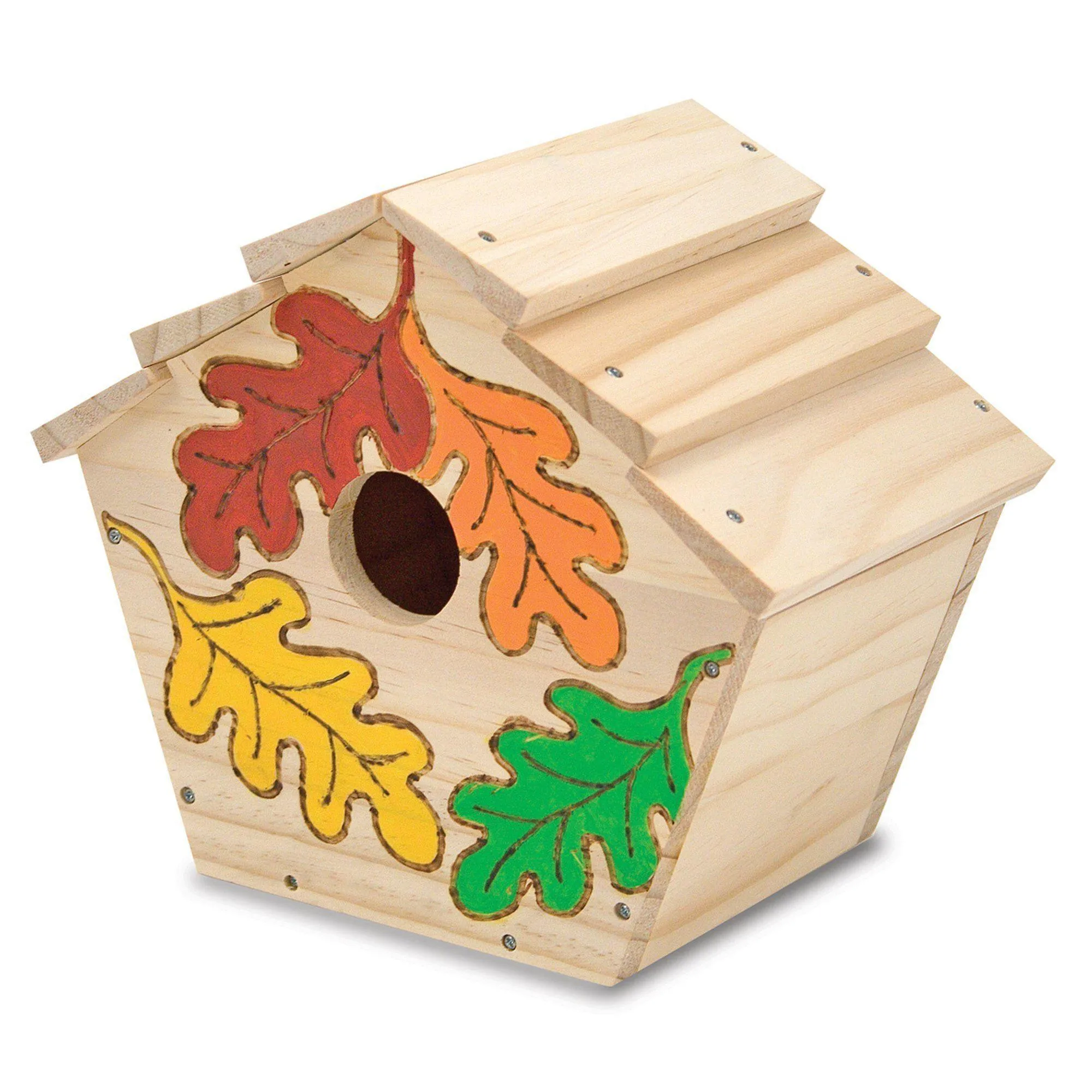 Melissa & Doug 13101 Created by Me! Birdhouse Wooden Craft Kit