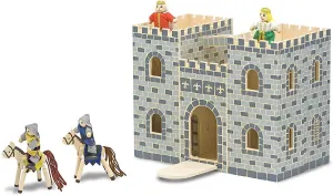 Melissa & Doug 13702 Fold & Go Wooden Princess Castle