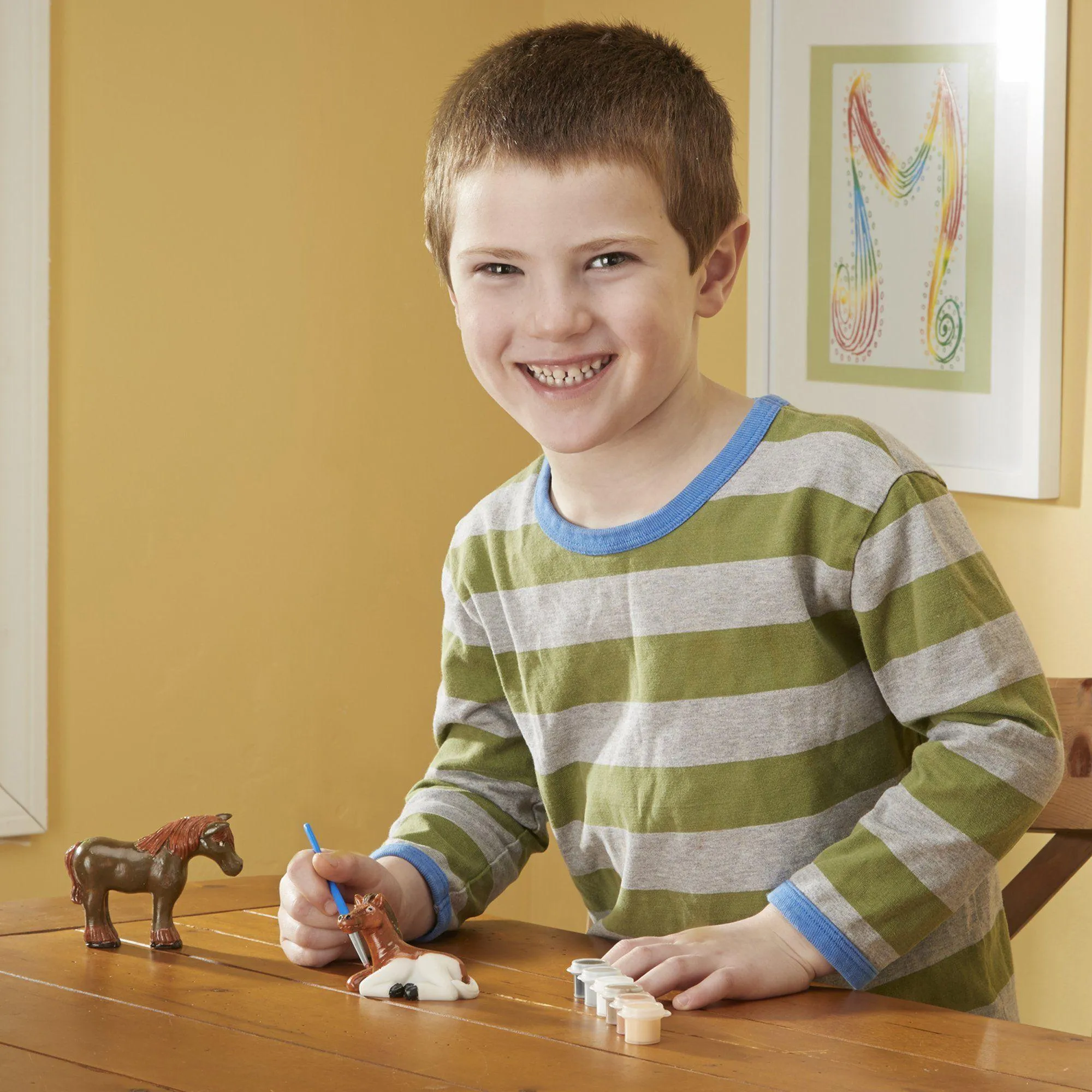Melissa & Doug 18867 Created by Me! Horse Figurines Craft Kit