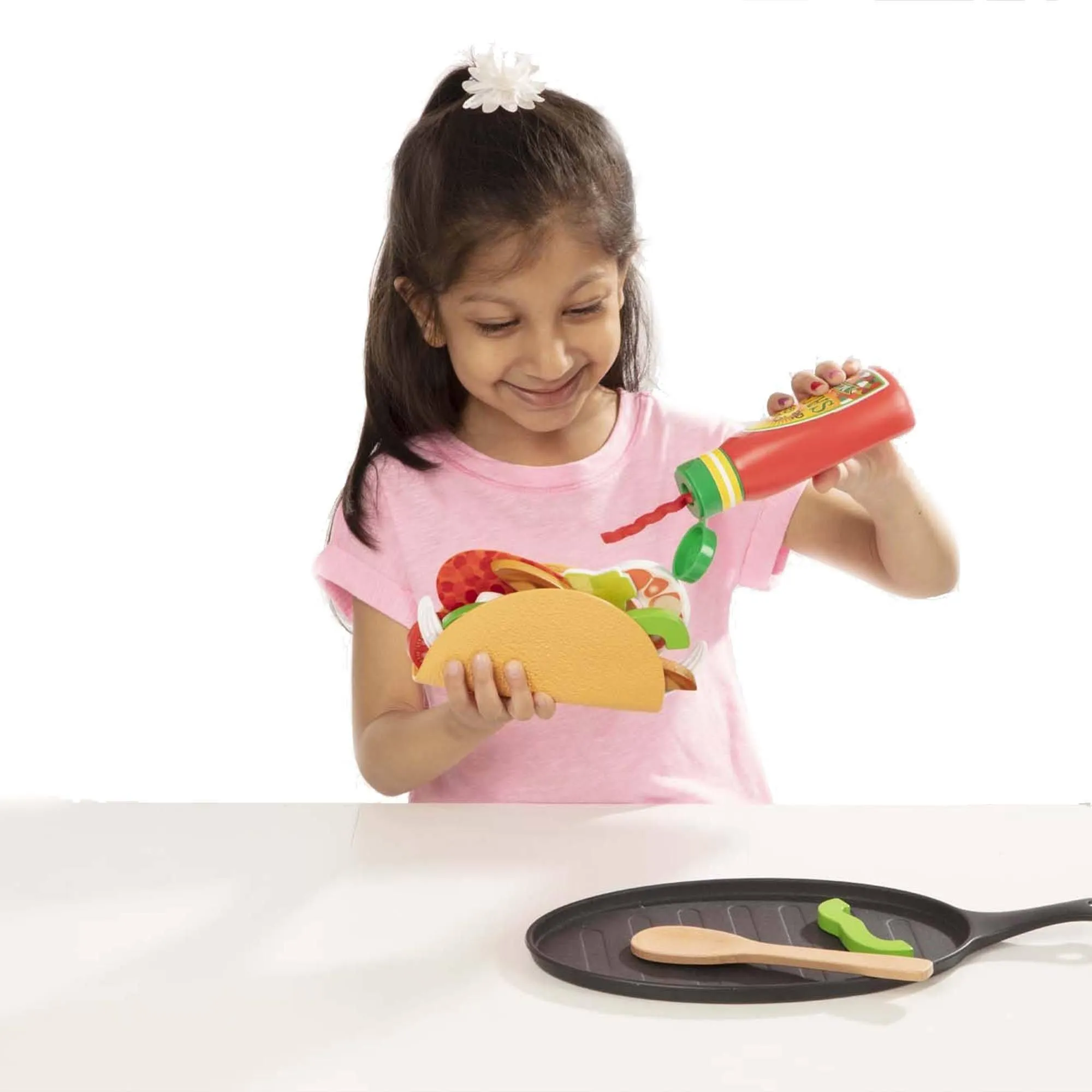 Melissa & Doug 19370 Fill & Fold Taco & Tortilla Set