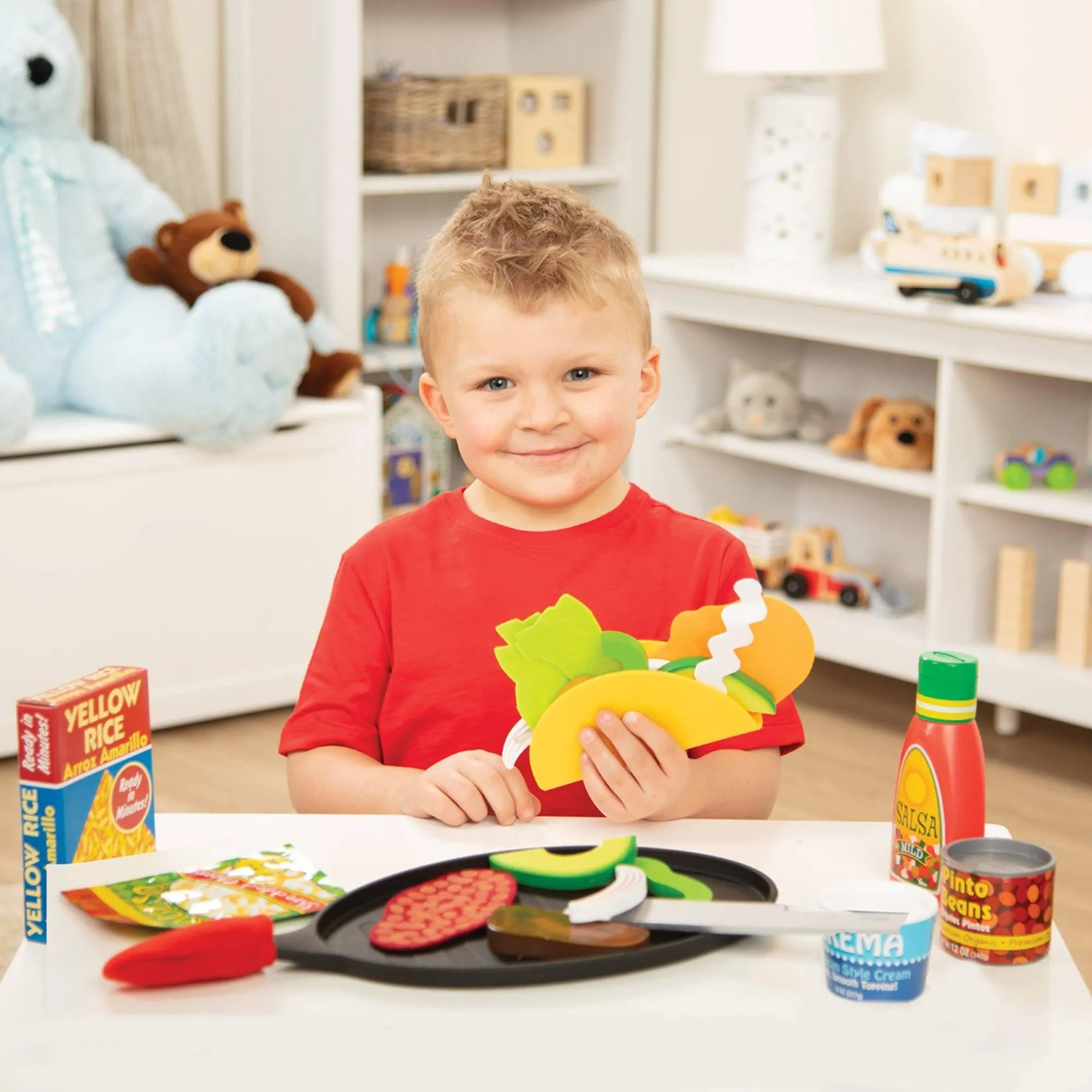 Melissa & Doug 19370 Fill & Fold Taco & Tortilla Set