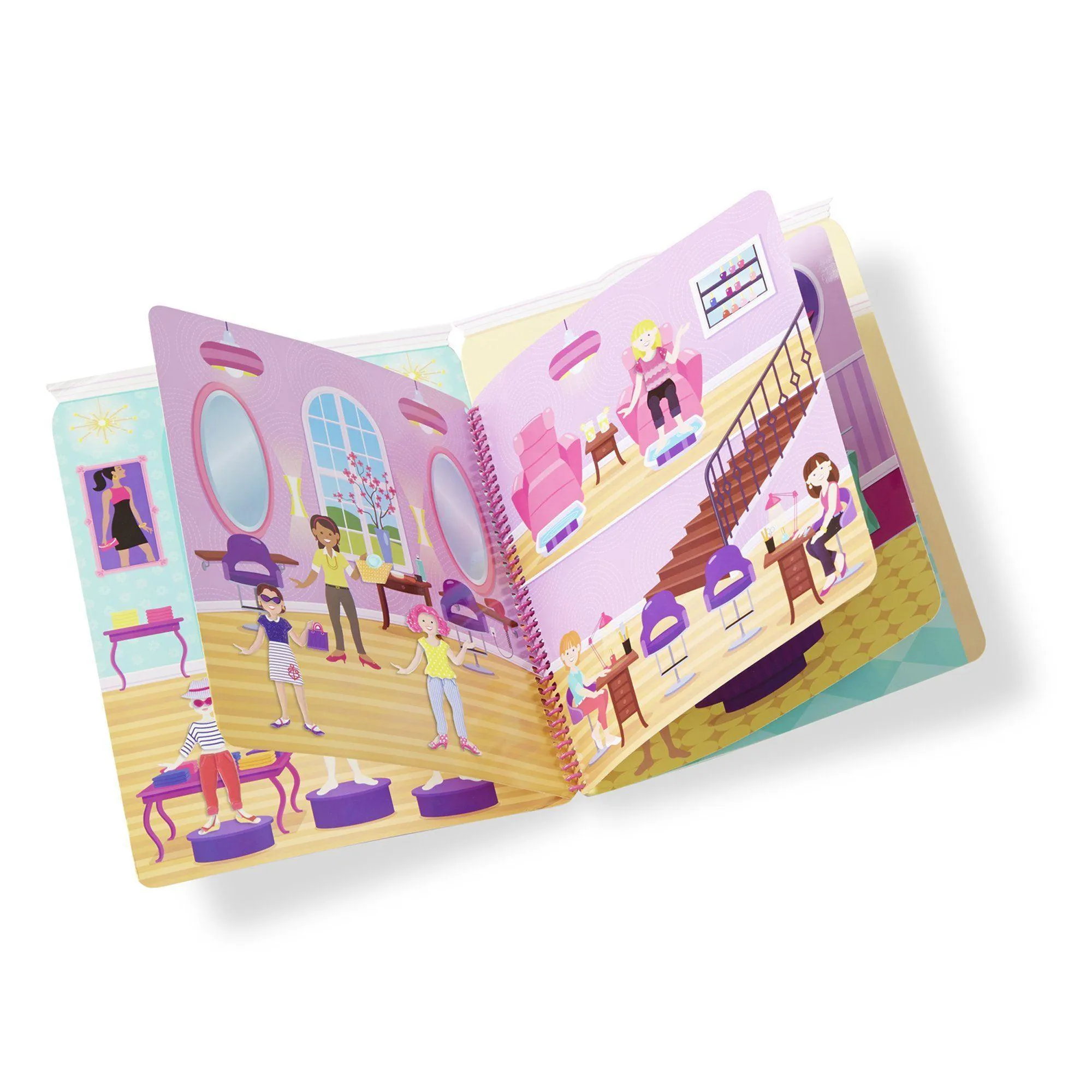 Melissa & Doug 19412 Deluxe Puffy Sticker Album - Day of Glamour