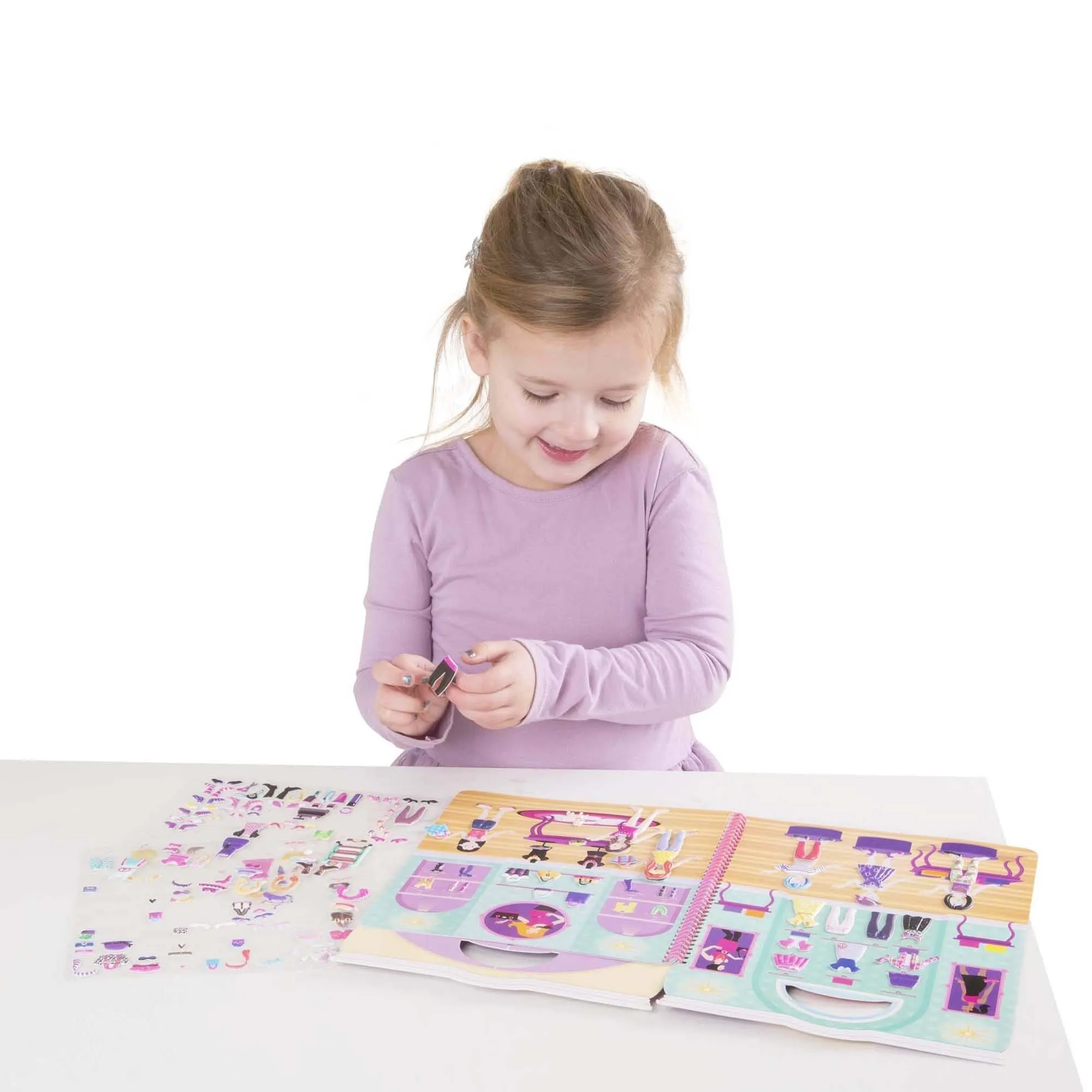 Melissa & Doug 19412 Deluxe Puffy Sticker Album - Day of Glamour