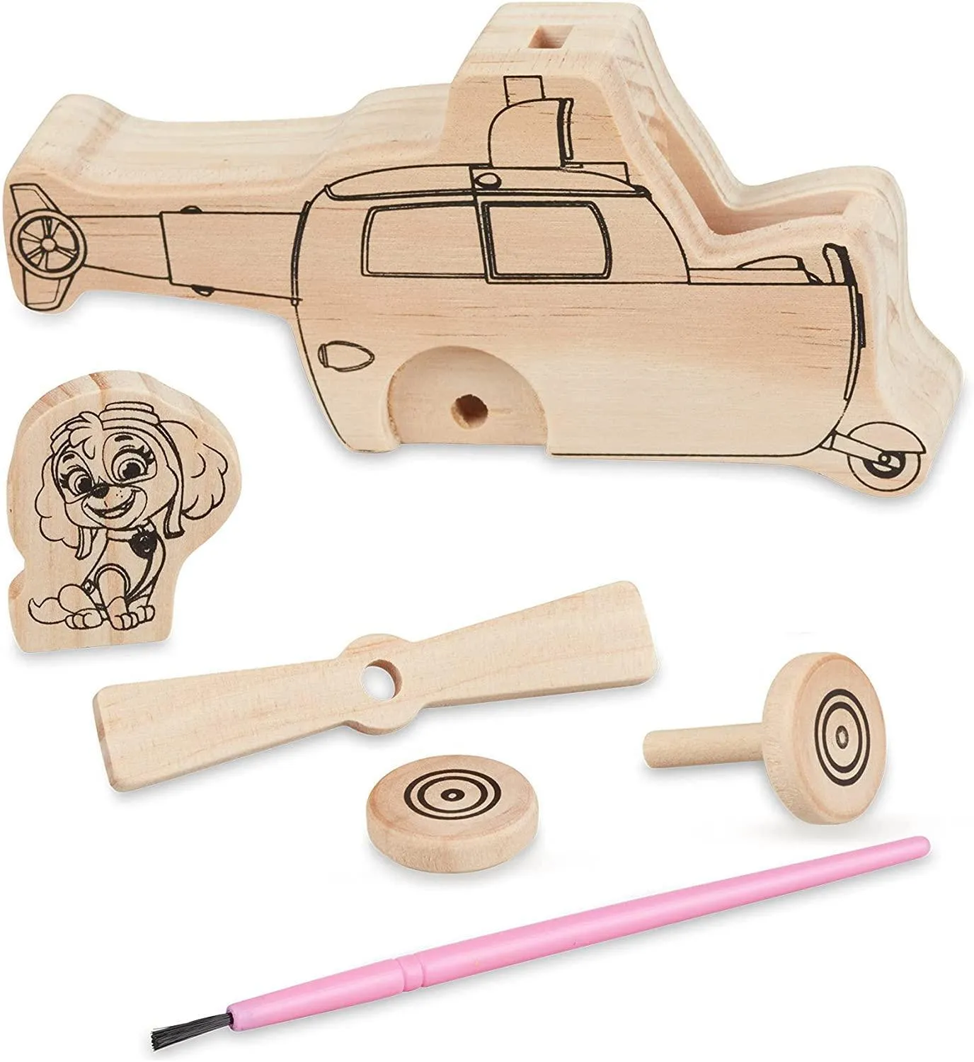 Melissa & Doug 33266 PAW Patrol Wooden Vehicles Craft Kit
