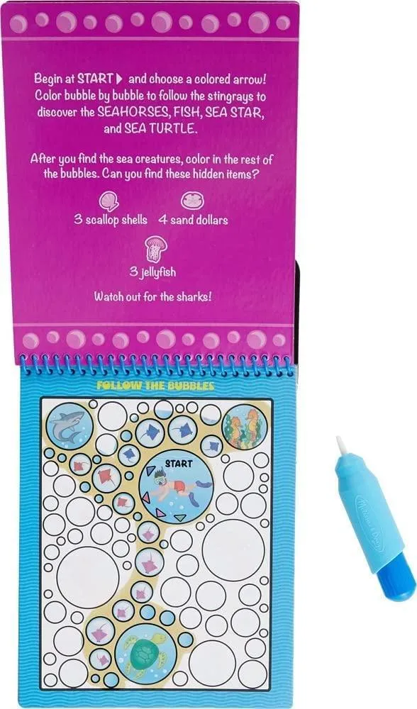 Melissa & Doug 40179 Water WOW Water Reveal Underwater Pathways Pad
