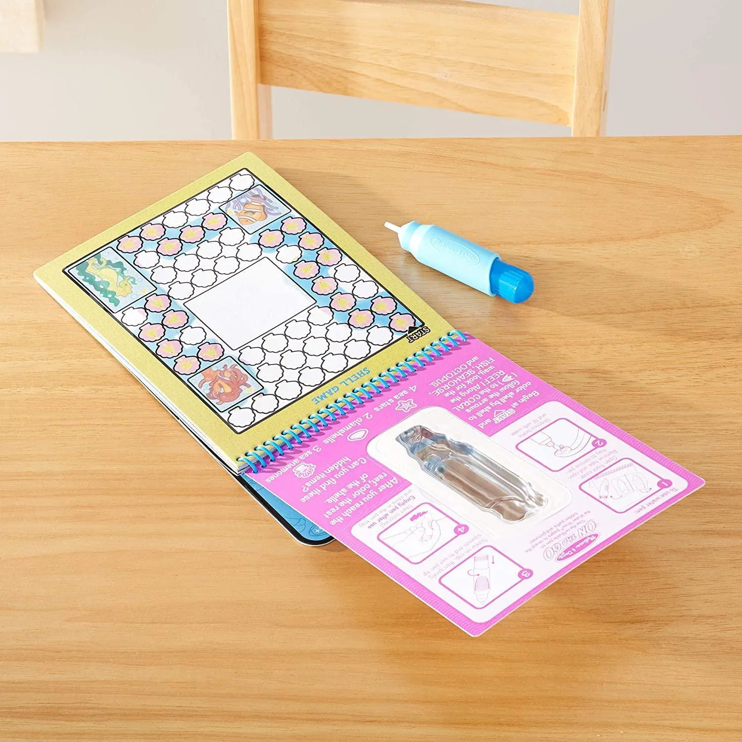 Melissa & Doug 40179 Water WOW Water Reveal Underwater Pathways Pad