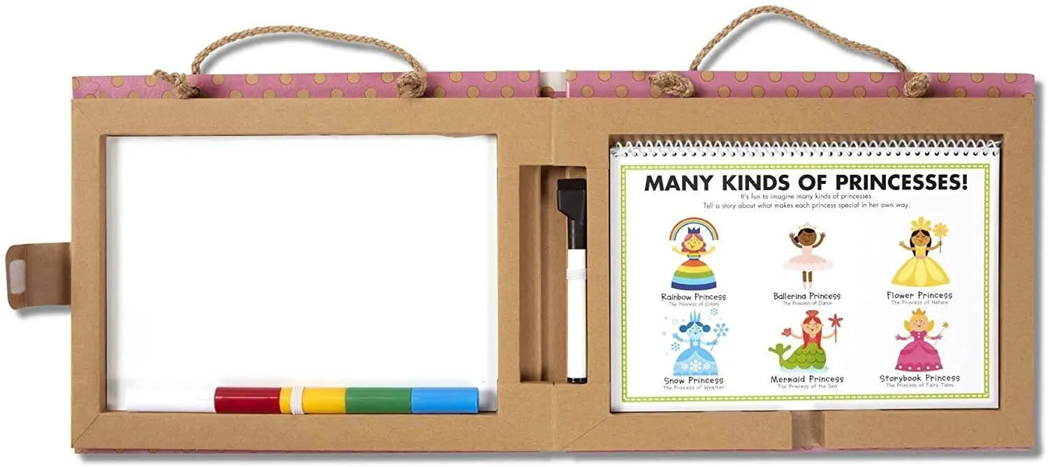 Melissa & Doug 41322 Reusable Drawing And Magnet Kit - Princess