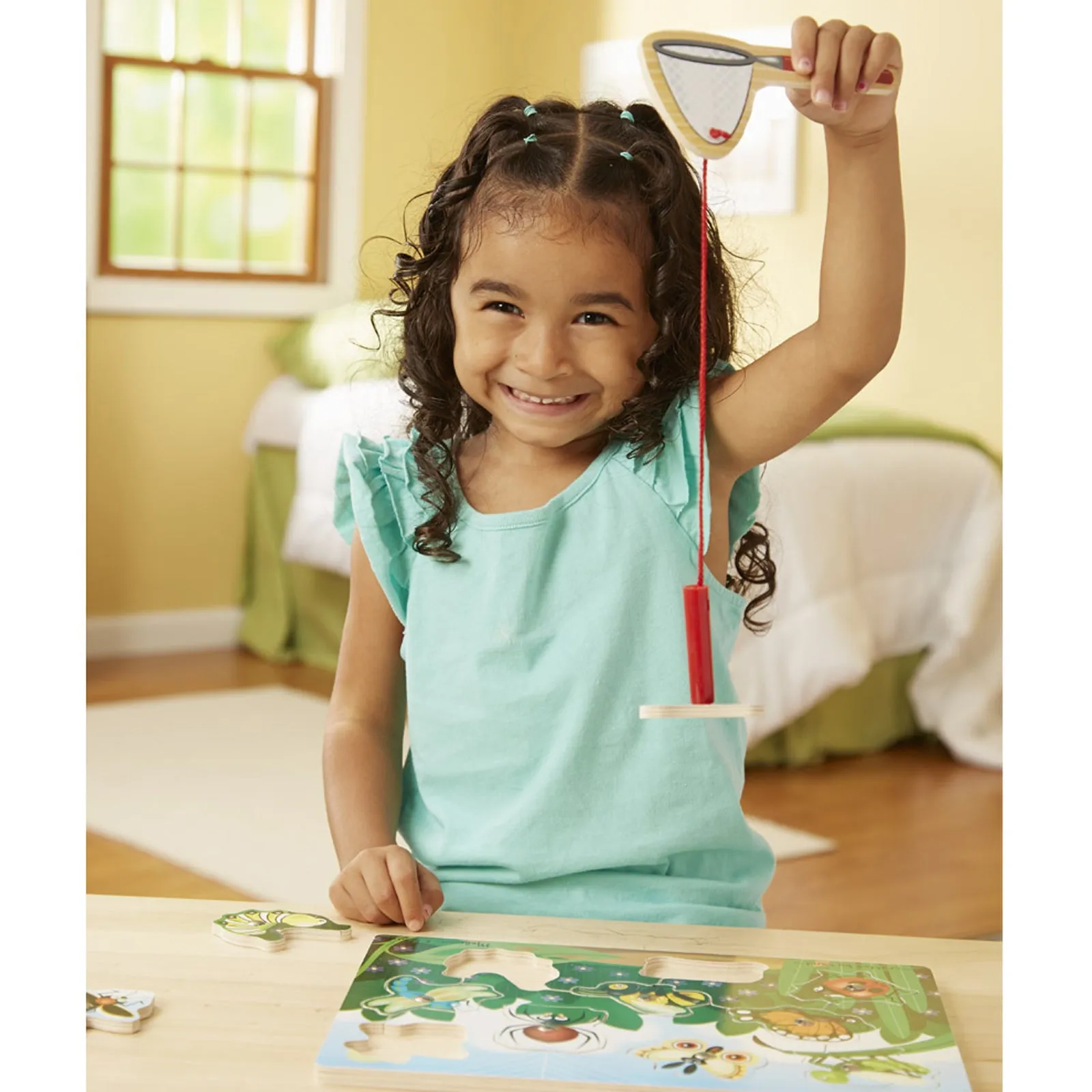 Melissa & Doug Garden Bug Magnetic Wooden Puzzle - 10 pc