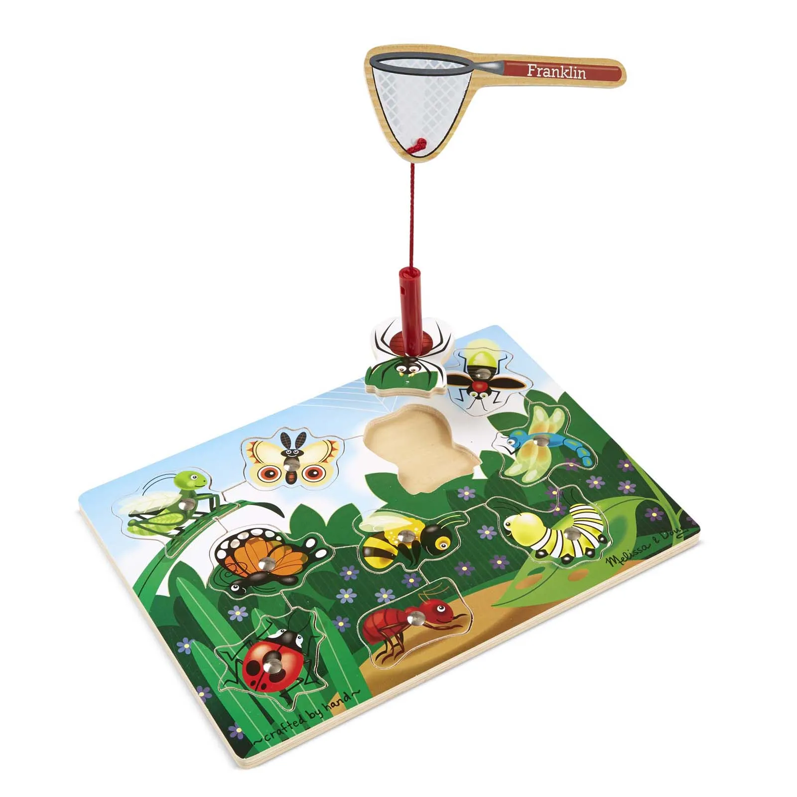 Melissa & Doug Garden Bug Magnetic Wooden Puzzle - 10 pc