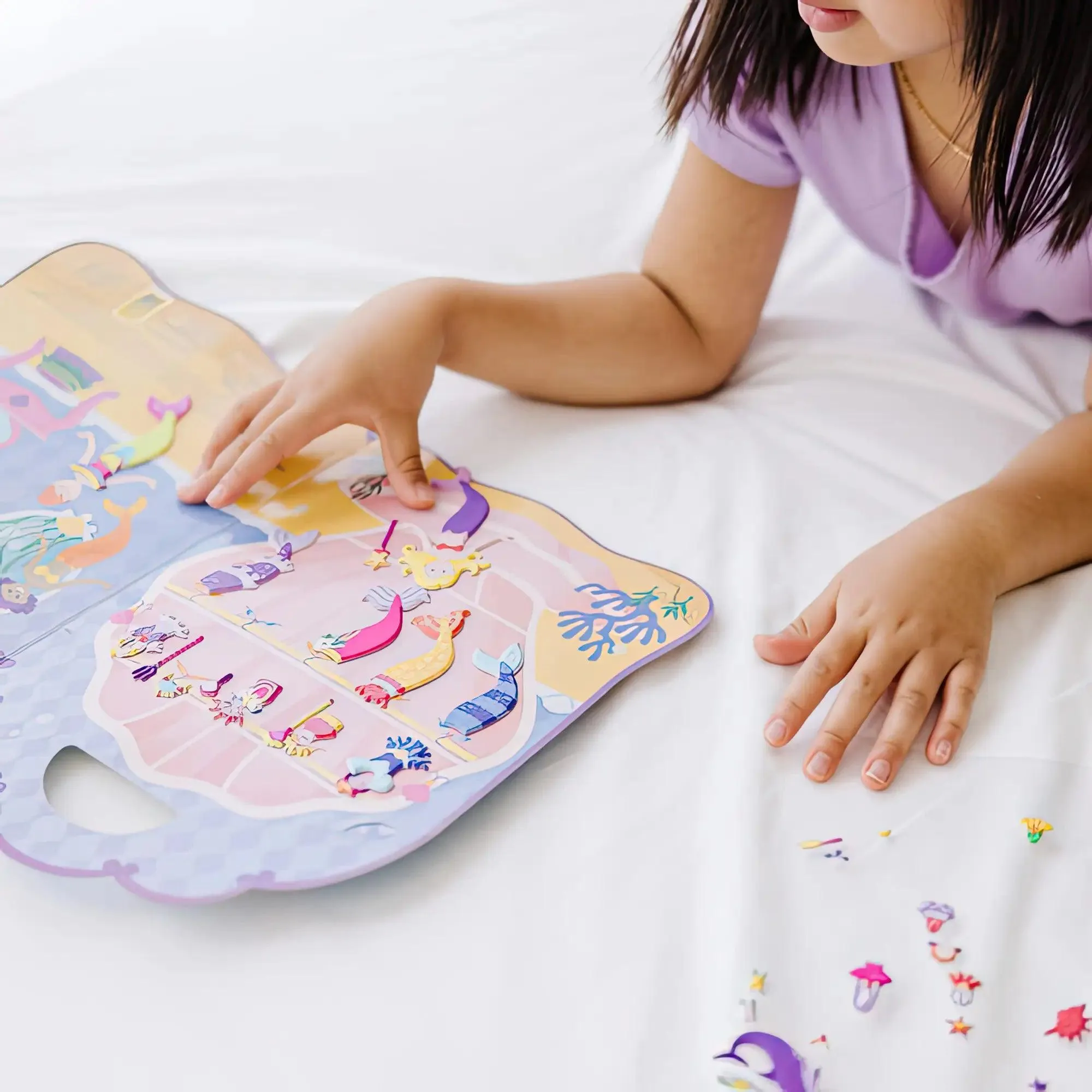 Melissa & Doug Mermaids Reusable Puffy Stickers