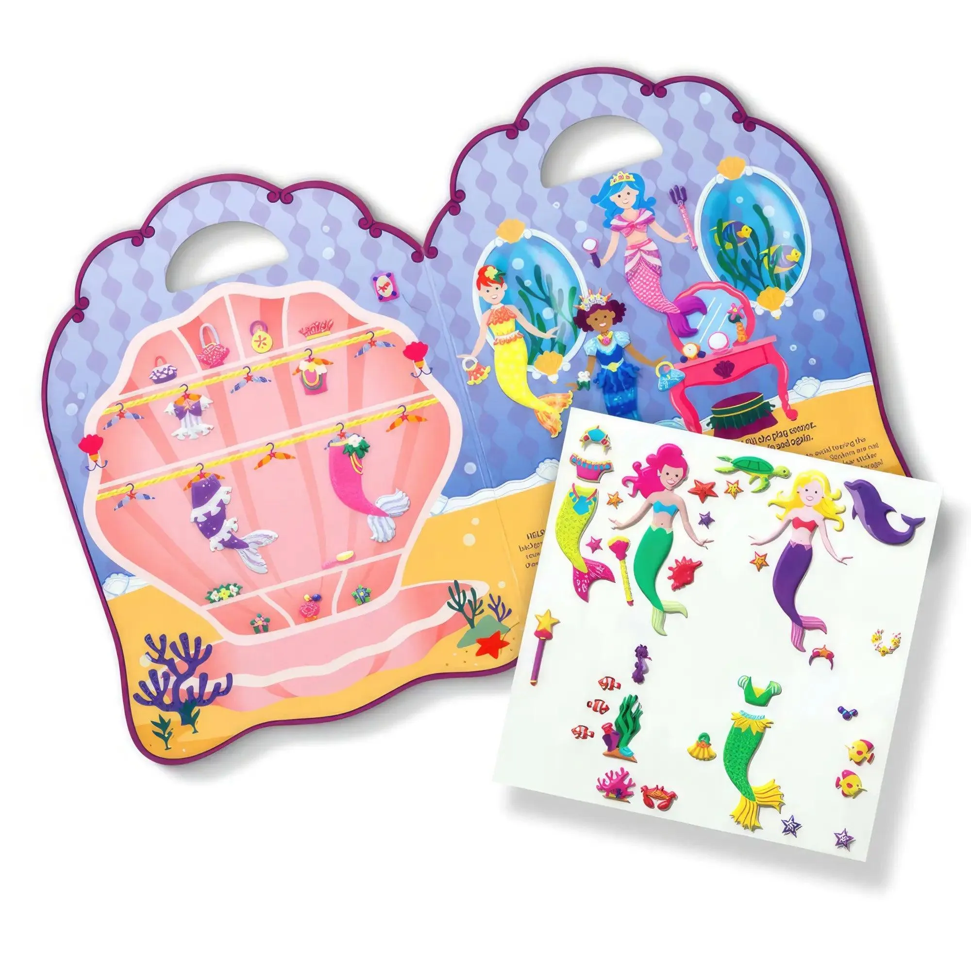 Melissa & Doug Mermaids Reusable Puffy Stickers