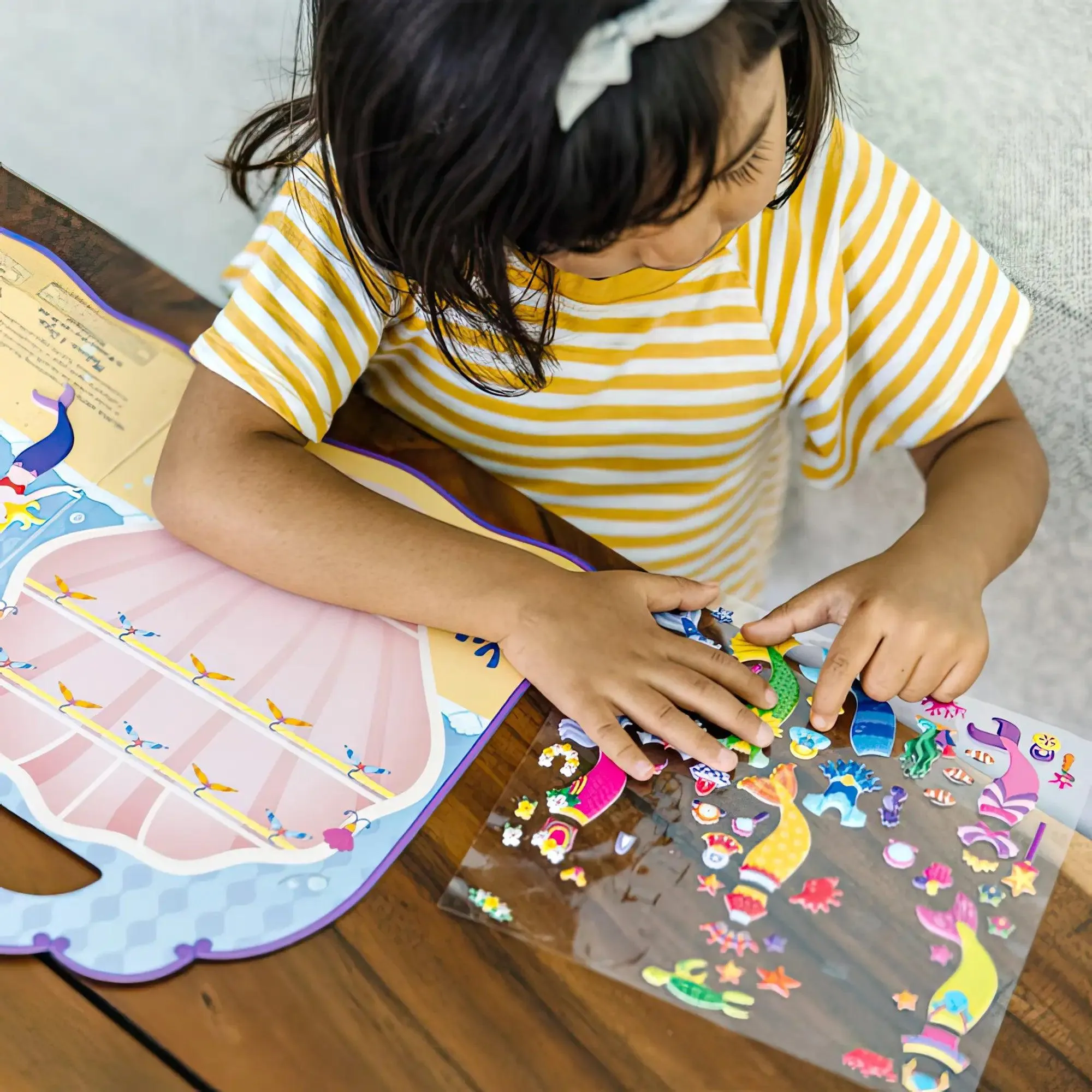 Melissa & Doug Mermaids Reusable Puffy Stickers