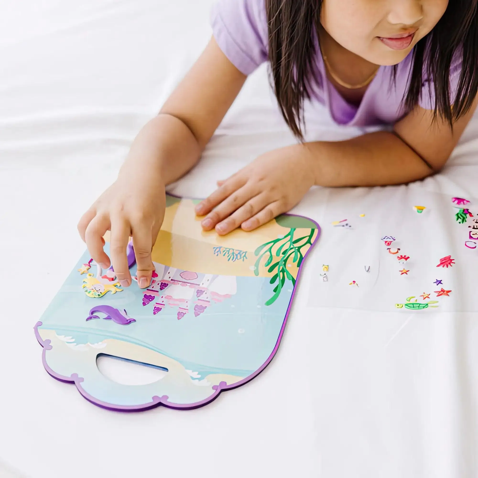 Melissa & Doug Mermaids Reusable Puffy Stickers