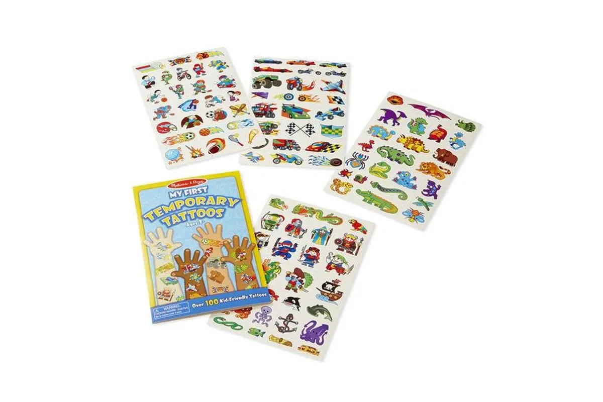 Melissa & Doug My First Temporary Tattoos - Blue