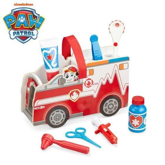 Melissa & Doug PAW Patrol Marshall's Wooden Rescue Caddy