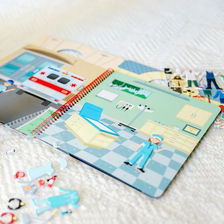 Melissa & Doug Puffy Sticker Activity Book - Cool Careers