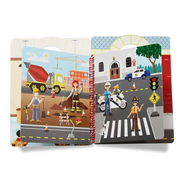 Melissa & Doug Puffy Sticker Activity Book - Cool Careers