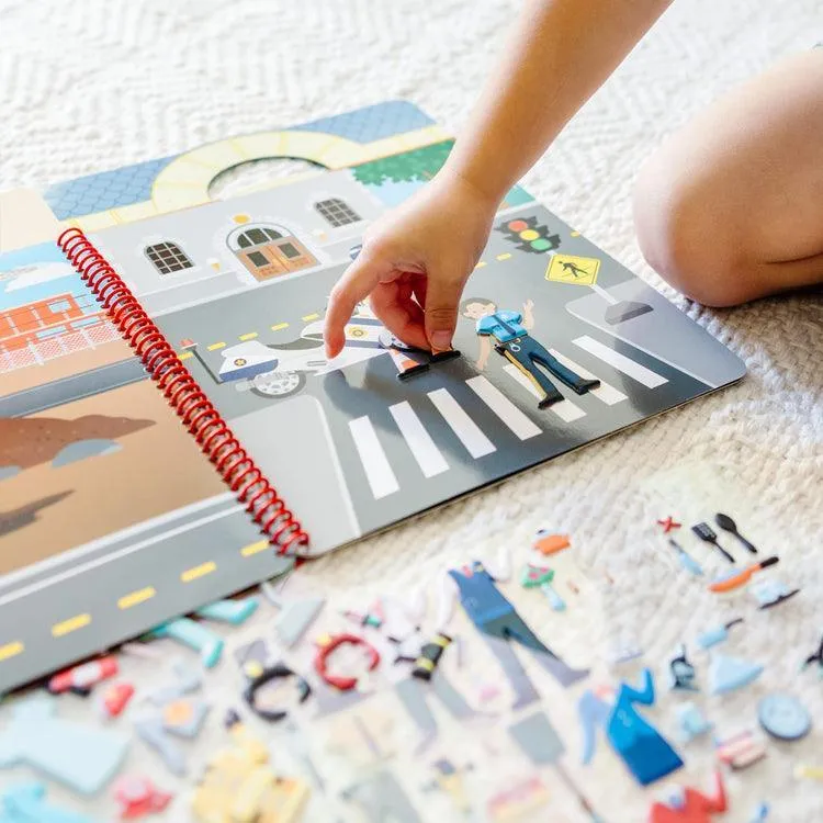 Melissa & Doug Puffy Sticker Activity Book - Cool Careers
