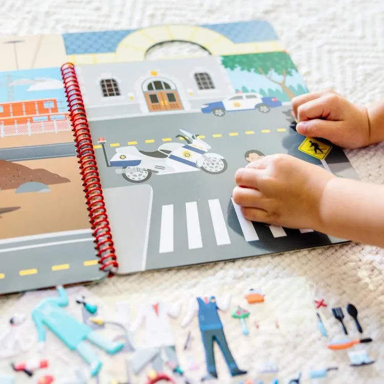 Melissa & Doug Puffy Sticker Activity Book - Cool Careers