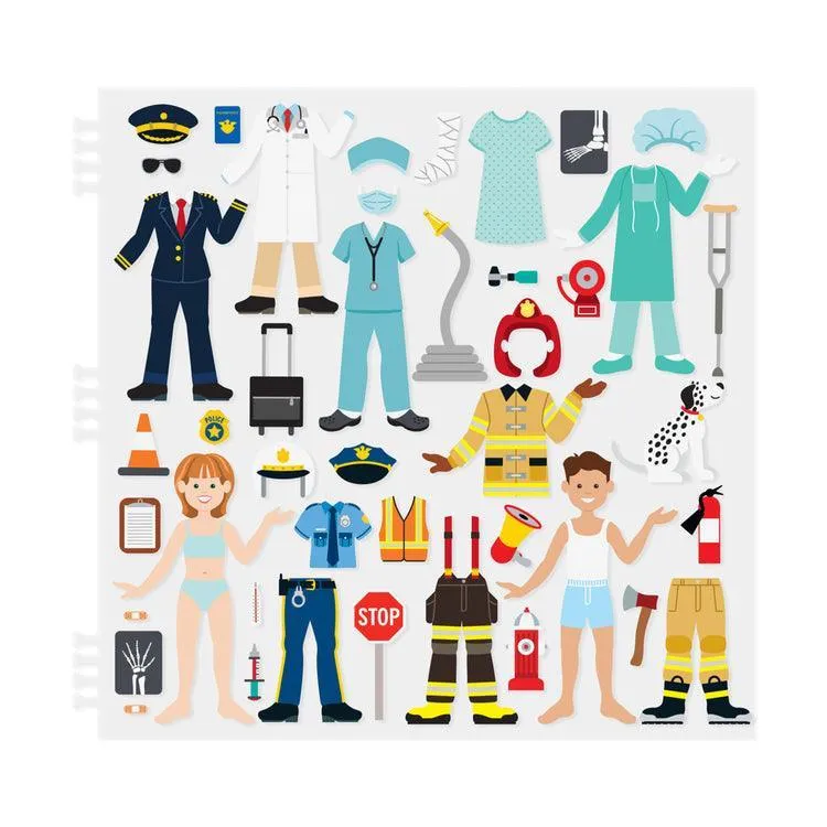 Melissa & Doug Puffy Sticker Activity Book - Cool Careers