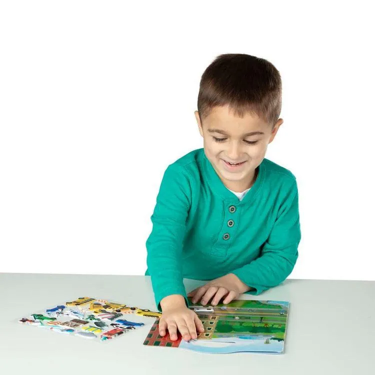 Melissa & Doug Puffy Sticker Play Set - Vehicles