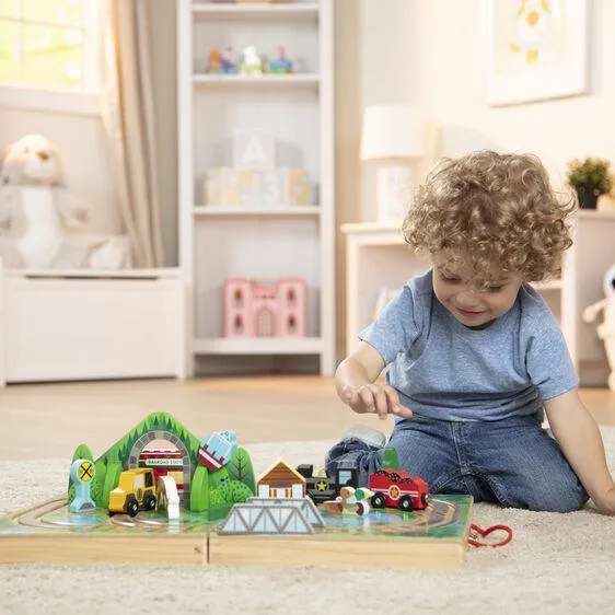 Melissa & Doug Take-Along Railroad