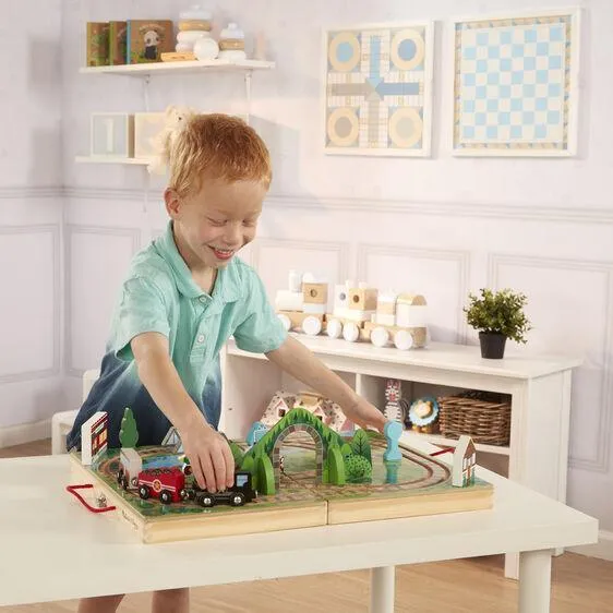 Melissa & Doug Take-Along Railroad