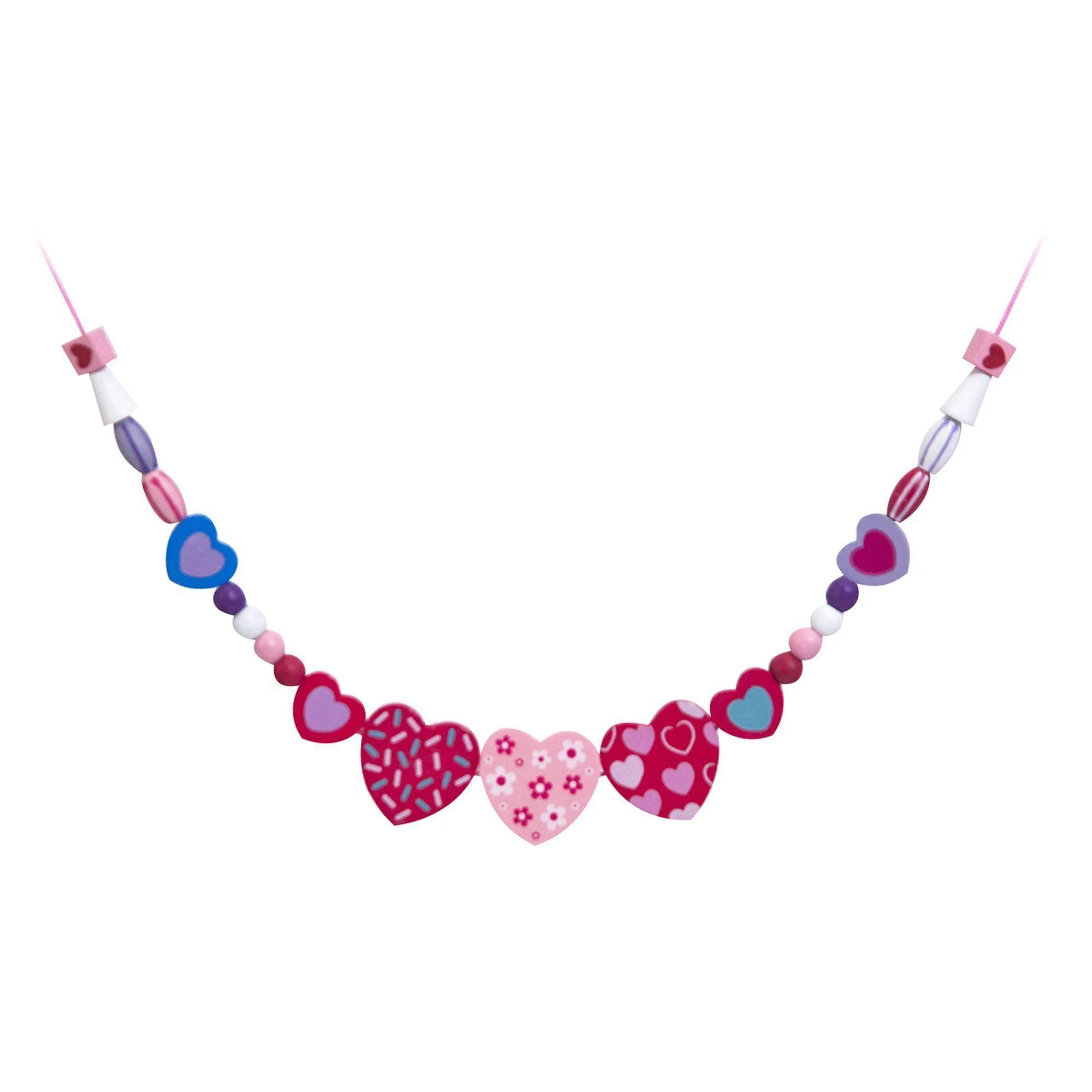 Melissa and Doug Created by Me! Heart Beads Wooden Bead Kit
