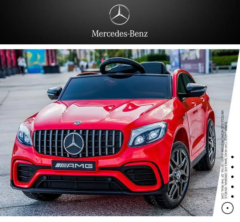 Mercedes-AMG GLC 63 S COUPE Battery Ride-on Car with Remote Control - Red