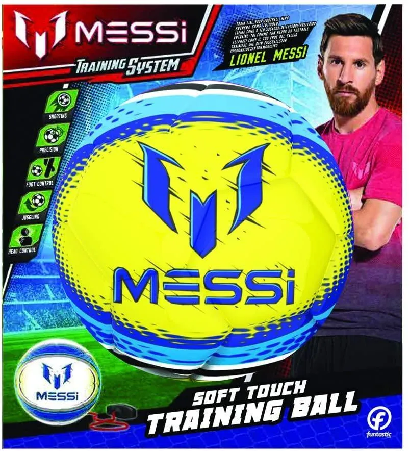 Messi Training System Soft Touch Training Ball Assortment - Blue/Yellow