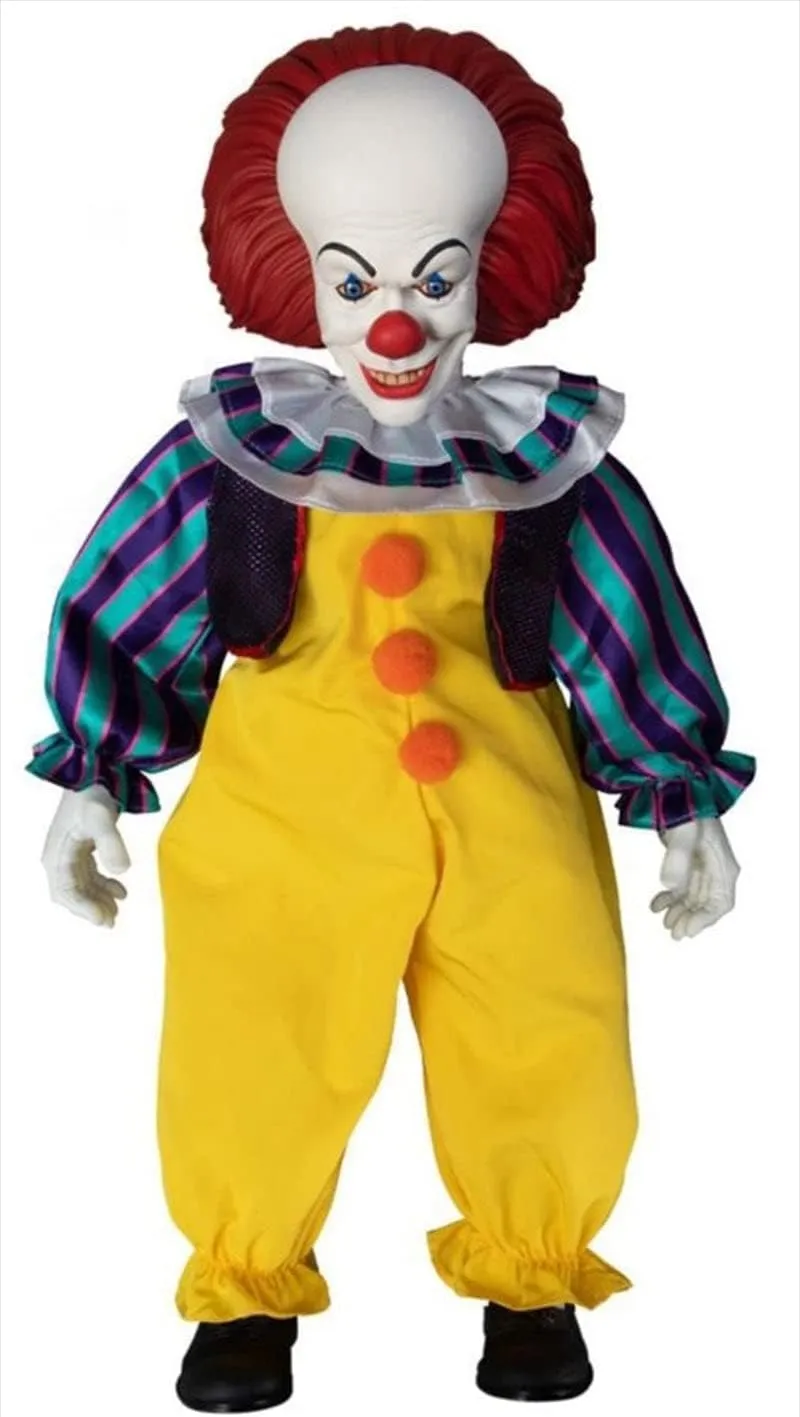 Mezco Designers Series - Roto Plush IT (1990): Pennywise - 18" Collectible Horror Plush for Ages 15 