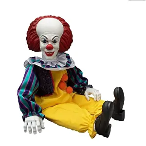 Mezco Designers Series - Roto Plush IT (1990): Pennywise - 18" Collectible Horror Plush for Ages 15 