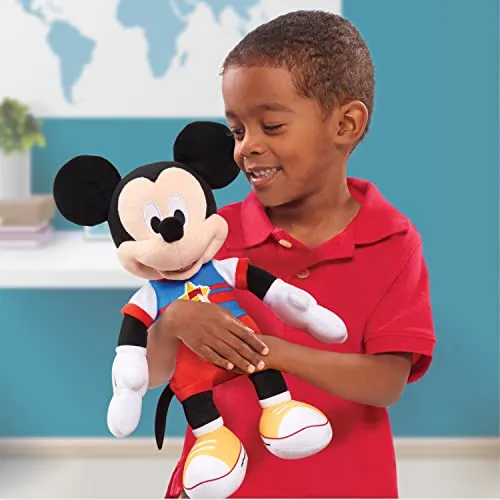 Mickey Mouse Singing Fun Plush - Interactive Light-Up Toy for Ages 3  (14619)